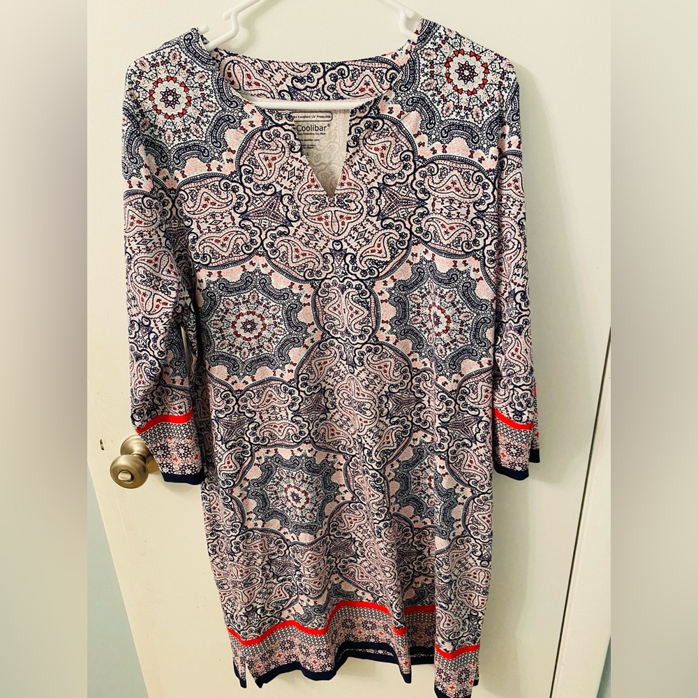 Coolibar Oceanside Tunic Dress Size L